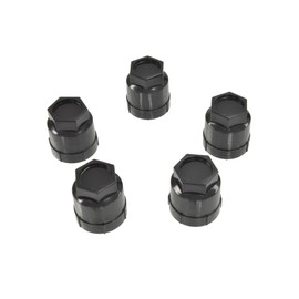 1985-1996 Corvette Wheel Lug Nut Cap Black Plastic Set of 5