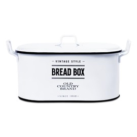 Oval Metal Bread Box with Ventilation Slots – Stylish and Durable Kitchen Storage for Fresh Bread, Pastries, and Snacks – Rust-Resistant Design – Large Capacity for Home & Family Use