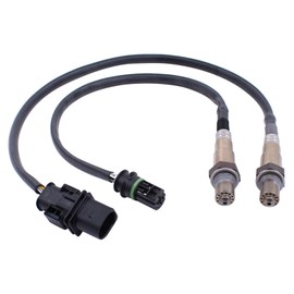 Lambda Sensor Lambda Sensor Control Probe Before Cat and Diagnostic Probe After Catalytic Converter Sensor O2 Oxygen Sensor Oxygen Probe Sensors for 1 Series E81 E87 E88 116i 118i 3 Series E90 E91 E92