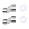 ANCLLO 2PCS S-Connector 1/2 Inch Male to 3/4 Inch Male