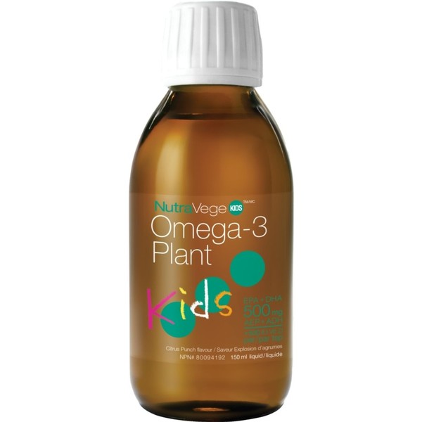 NutraSea (Formerly Ascenta) NutraVege Kids Omega-3, Plant-Based (For Kids Aged