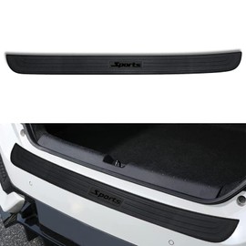 Car Rear Bumper Protector Guard, 35.4 * 2.76 Inch Universal Rubber Scratch-Resistant Trunk Door Sill Protector, Scratch-Resistant Rubber Guard, Car Exterior Accessories for Most Cars and SUV