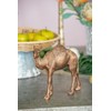 A&B Home Camel Statue Accent, Coppery Finish