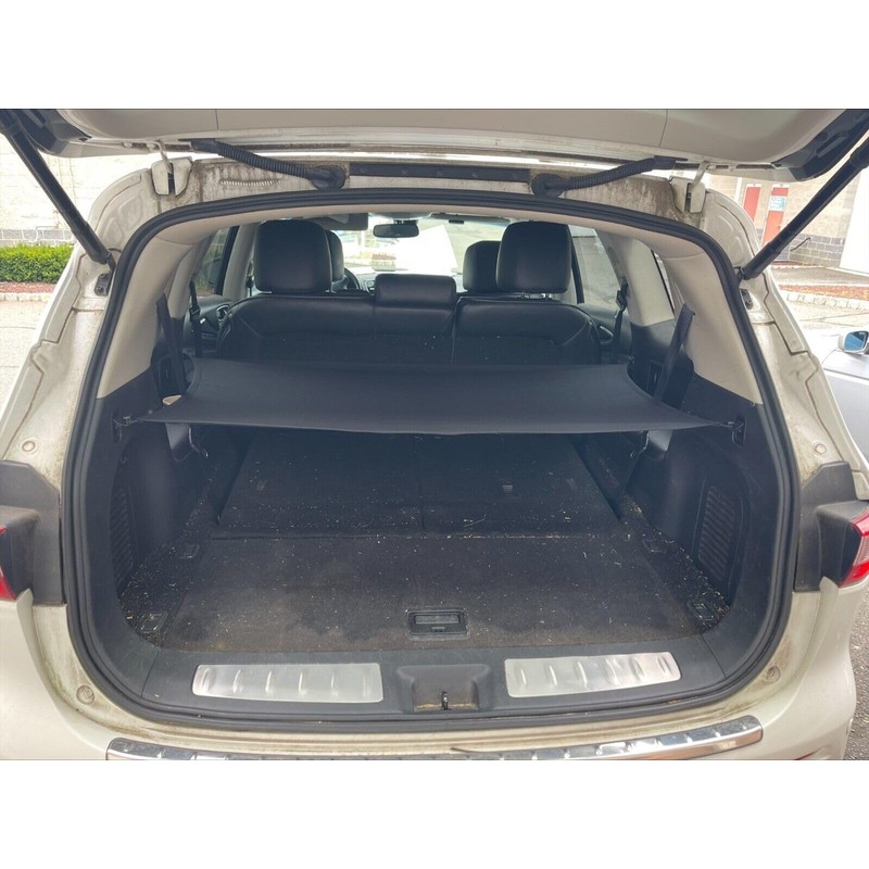 Rear Trunk Security Cargo Luggage Shade Cover Black for Infiniti