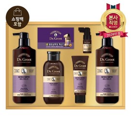 LG Household & Health Care [LG Lunar New Year Gift Set] Dr. Groot Dignity and Love Hair Set (Shampoo 330ml x 2 + Shampoo 180ml + Shampoo 75ml + Tonic 10ml + Sachet) / [LG설선물세트] 닥터그루트 품격과사랑헤어세트(샴푸 330mlX2개+샴푸 180ml+샴푸 75ml+토닉 10ml+샤쉐)