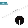 sourcing map ABS Plastic Rod Round Solid Bar 1.5mm x
