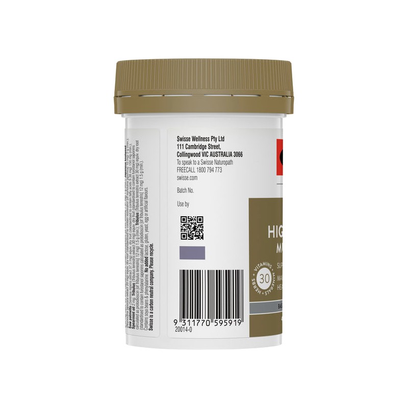 Swisse Men's Ultivite Power Multivitamin 40 Tablets