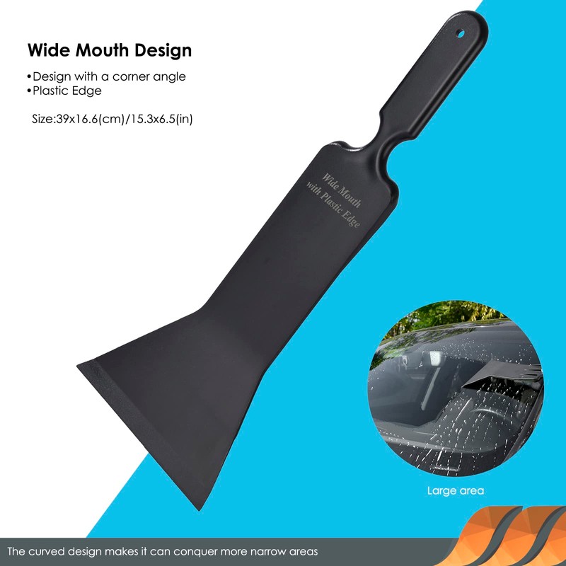 EHDIS Window Tint Bulldozer Squeegee Scrubber Paddle Squeegee, Long Handle