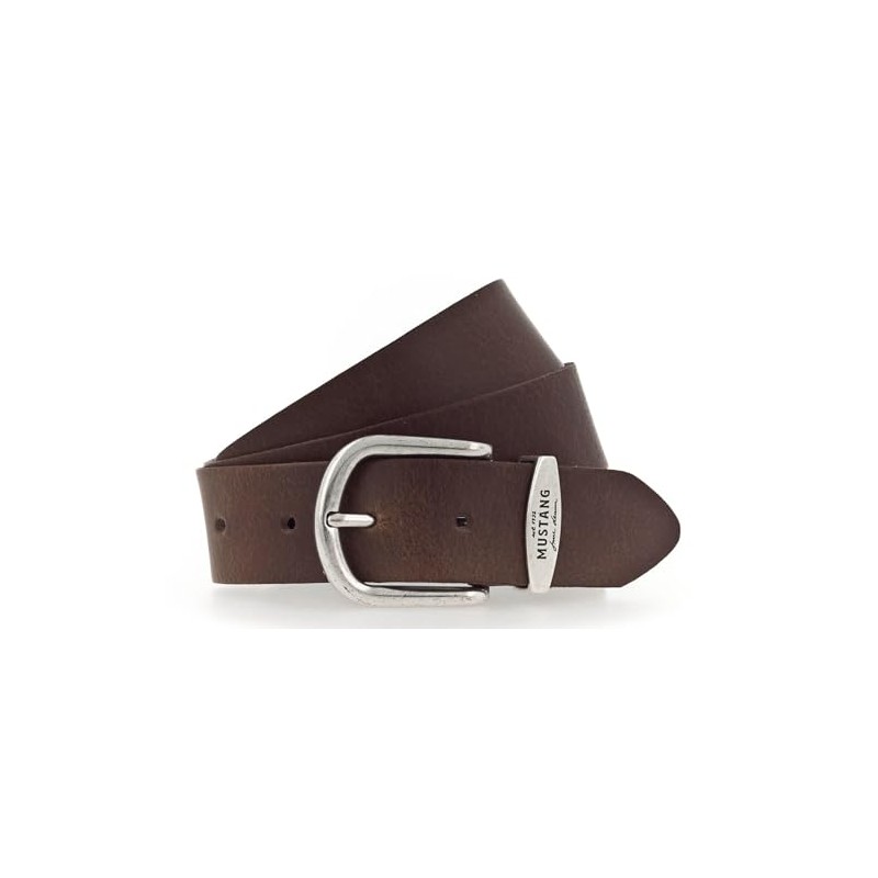 MUSTANG Women's Leather Belt MW3074L14 35 mm Belt Width Brown