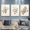Islamic Arabic Calligraphy Wall Decor Print Posters 3 Pieces Modern