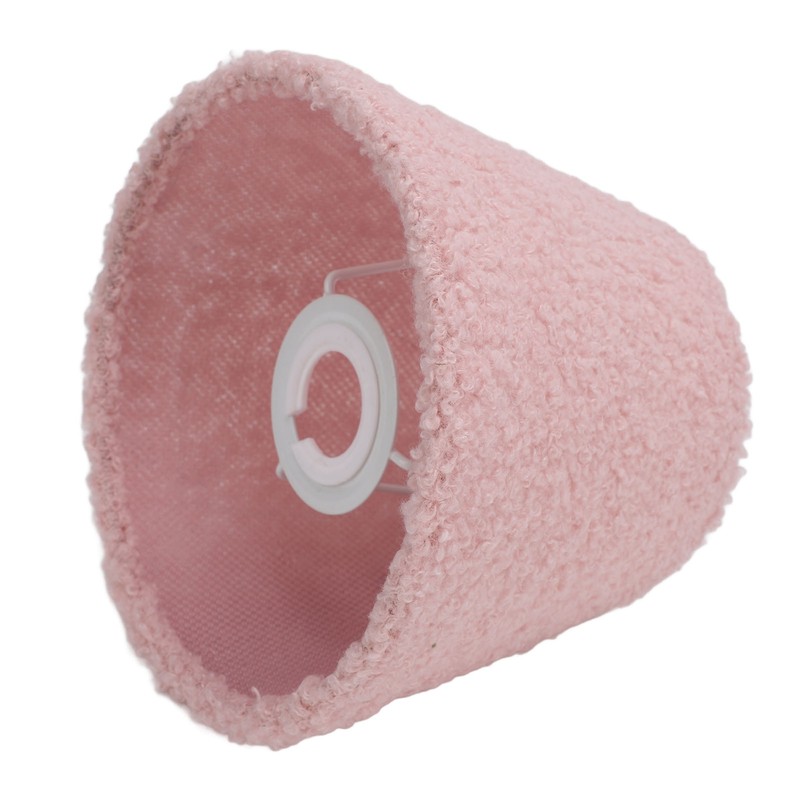 Plush Cloth Lamp Shade Replacement Decorative Soft Comfortable Cone Round