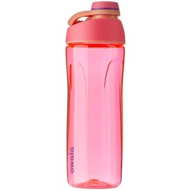 Owala Twist Tritan Water Bottle with Twist Cap, 735 ml, Hyper Flamingo