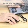 Ultra-Slim USB optical wired mouse for Laptop Computer Desktop, universal