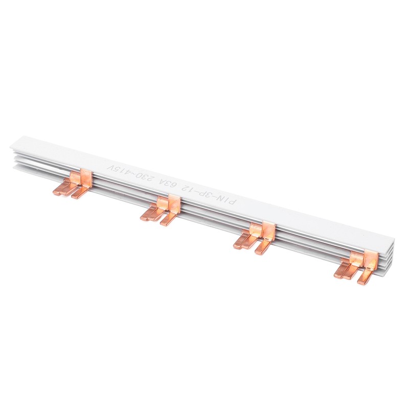PIN TYPE Copper Busbar 3P 12 Way 63А PVC Good