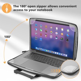 NIDOO 14 Inch Laptop Sleeve Protective Carrying Case Waterproof Computer Bag for 14" MacBook Pro/ 15" MacBook Air/ThinkPad L14 E14 T14s T14 P14s/ IdeaPad Slim 3i/ Yoga 7/ XPS 14/ Latitude 5450 7450