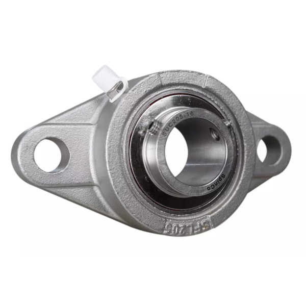 SpinCo Bearing 1" Stainless Steel Two Bolt Flange Bearing SSUCFL205-16,