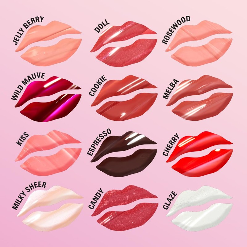 Revolution Beauty London Pout Bomb Plumping Gloss, High Shine, Rich
