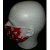 Home-Made Face Mask Red and White Polka Dot Pattern Covering