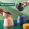 NAHANGPET Elevated Cat Bowls for Food and Water 2Pcs, Raised