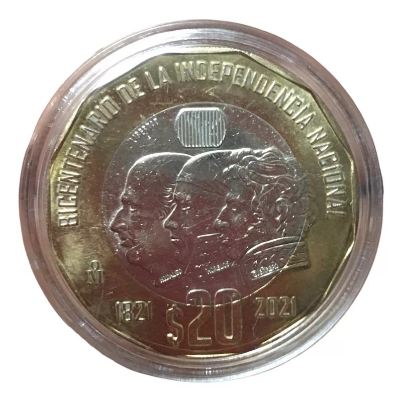 Monedas De 20 Pesos, Bicentenario Independencia Nacional