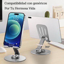 Soporte para Celular, Ajustable Base para Celular (Gris)