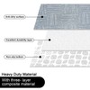WUBAYI Table Cloth PVC Plastic Wipe Clean Tablecloth Rectangular Kitchen