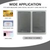 DEEZOMO Set of 2 Plastic Wallet Insert for Credit Card