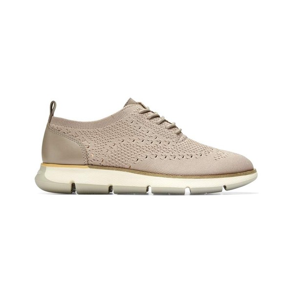 Cole Haan 4.Zerogrand Stitchlite Oxford Etherea Knit/Etherea Smooth Leather/Pumpkin/Optic White