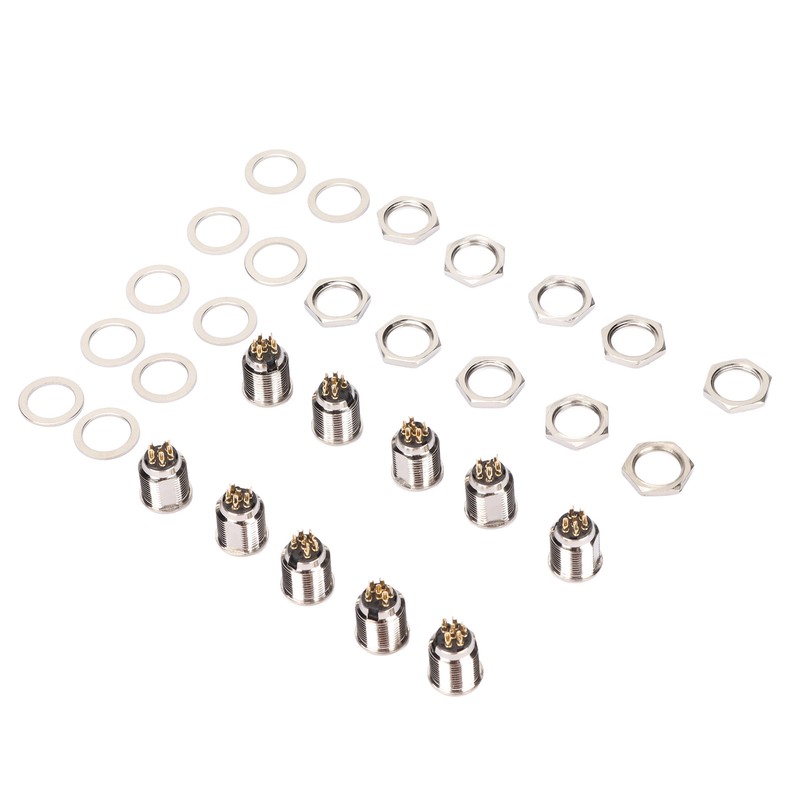 10 Set 6 Pin XLR Male Socket Base Stable Exquisite