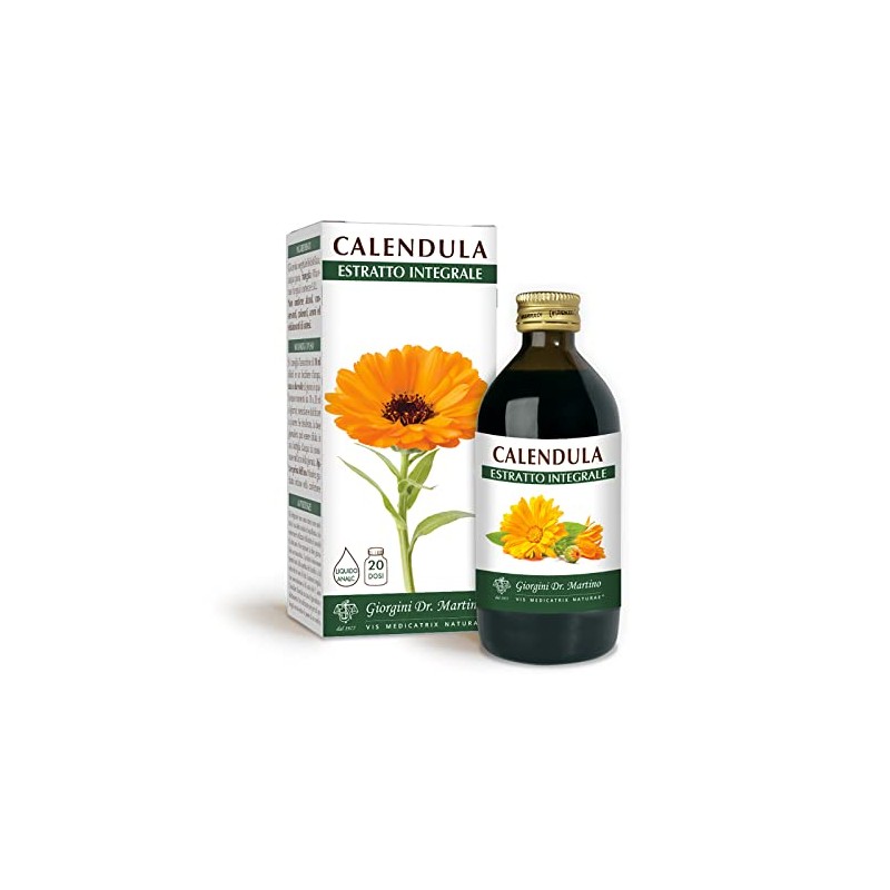 Dr Giorgini Integratore Alimentare, Calendula Estratto Integrale Liquido Analcoolico -