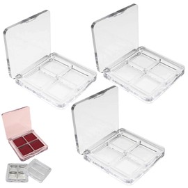 Empty Lipstick Palette, 3 Pieces Empty Makeup Palette Empty Lipstick Box Empty Eyeshadow Palette Box DIY Eyeshadow Powder Blush Lipstick Palette for Women Daily and Travel Use