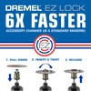 Dremel EZ Lock 60 Grit Sanding Discs for Rotary Tools,