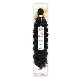 Bobbi Boss Human Hair Blend Weave Miss Origin Designer Mix MOLGC24 GoGo Curl 24" (NAT.BLACK)