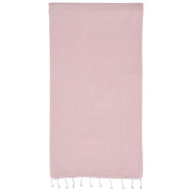 AYSIBOO Beach Towel Made of 100% Cotton 180 x 95 cm I Traditional Hammam Towel I Sauna Towel I Ideal for Sauna Beach Fitness Yoga Sports Hammam I Peshtemal Fouta Towel - Light Pink Plain