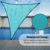 supregear Shade Sail, 3x3x3 m Triangular Shade Sail Waterproof UV