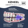 KOHEEL No-Boiling Adjustable Mouth Guard for Teeth Grinding and Clenching,