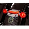 Ciro Crown Tail Light with Lightstrike Technology Chrome with Light