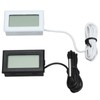 2Pcs Termostato de Termómetro Digital Electrónico Medidor de Temperatura 2s