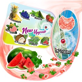 icMentol - New improvements, 100 multi-purpose menthol balls, menthol capsules, aromatic balls, scented ball (Watermelon)