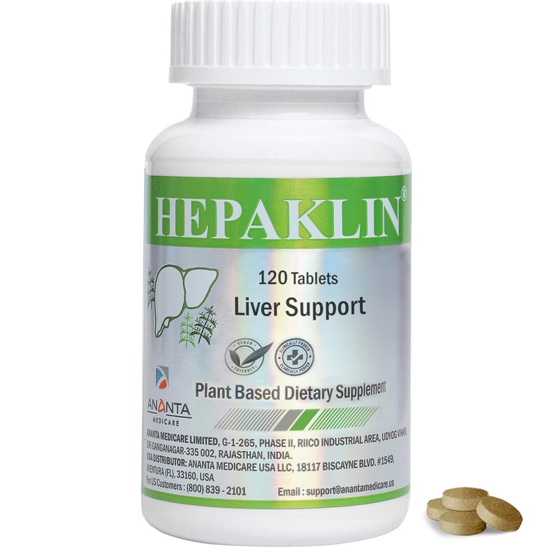 Ananta Medicare USA Hepaklin – Herbal Liver Detox & Support