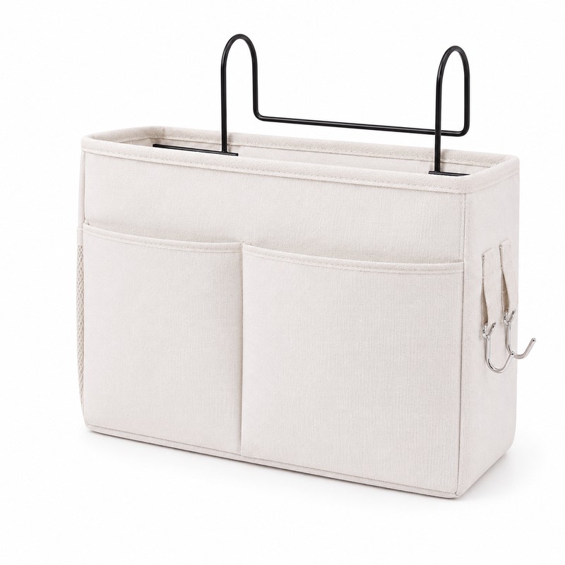 Bedside Hanging Storage Rack for Dorm & Bedroom - Space-Saving
