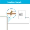 Self Piercing Saddle Valve - 1/4" Compression Outlet Brass Needle