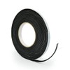 Alenor EPDM Black Foam Insulation Tape Self Adhesive 1/8"x1" x