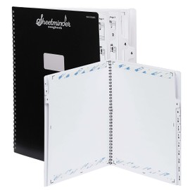 Sheetminder Songbook - Printed Sheet Music Binder/No Plastic Sleeves, Easily Mark Fingering, Easy to Hand-Hold, Archive Music/Great for Singers, Students, Teachers, Bands, Choirs, Performers