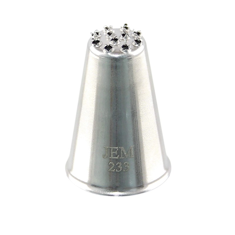 JEM Small Hair/Grass Multi-Opening Serrated Nozzle #233 (Carded)