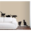 6 Cats Wall Decals in Life Size!