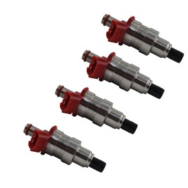 Waltyotur - 4 inyectores de combustible G609-13-250 de repuesto para Mazda B2600 MPV 2.6L