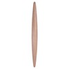 HARFINGTON Rolling Pin 11" x 1.1" Pointed Smooth Non-Stick Beech