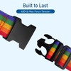 ViddVoom 2 Pack Luggage Straps with Combination Lock and Name