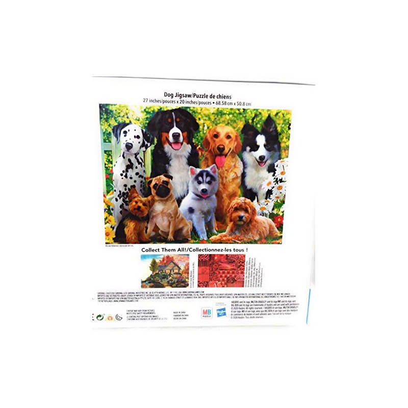 Big Ben Jigsaw Puzzle 1000 Piece Cardinal MB Dogs Puppies
